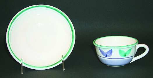 Violetta Flat Cup & Saucer Set