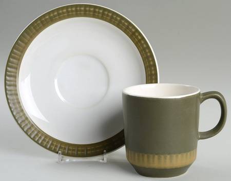 Olivia Flat Cup & Saucer Set