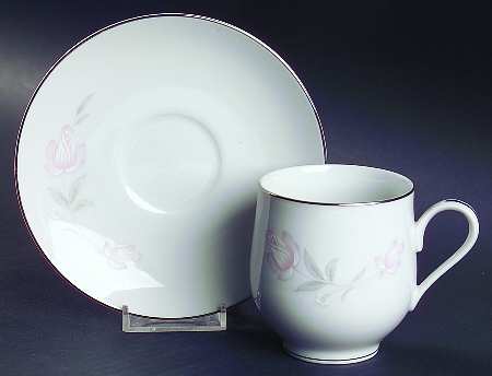 Rosecrest Flat Cup & Saucer Set