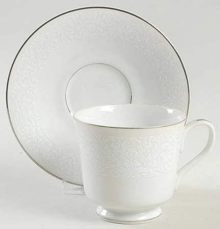Young Lace Footed Cup & Saucer Set