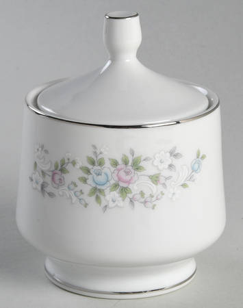 Corsage Sugar Bowl & Lid