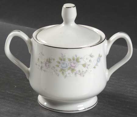 Corsage Sugar Bowl & Lid