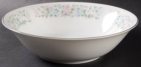 Flower Garden 9" Round Vegetable Bowl