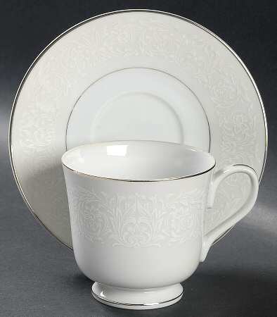 Plymouth Footed Cup & Saucer Set