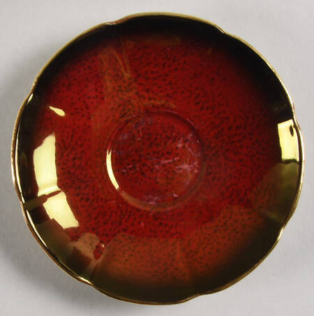 Rouge Royale Saucer for Footed Demitasse Cup