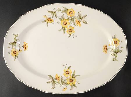Autumn Mist 15" Oval Serving Platter