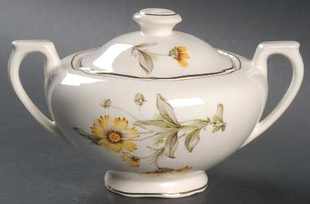Autumn Mist Sugar Bowl & Lid