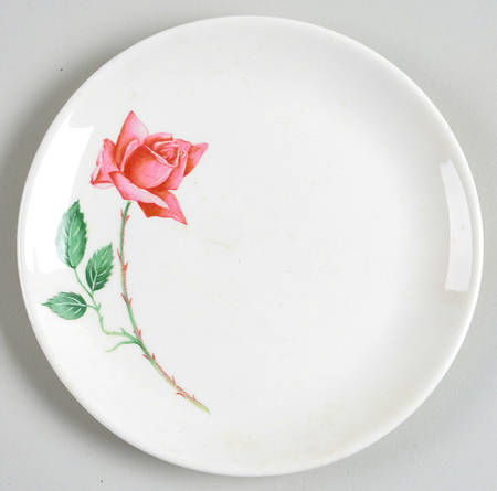 Bermuda Rose (No Trim) Bread & Butter Plate