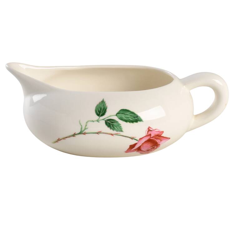 Bermuda Rose (No Trim) Gravy Boat
