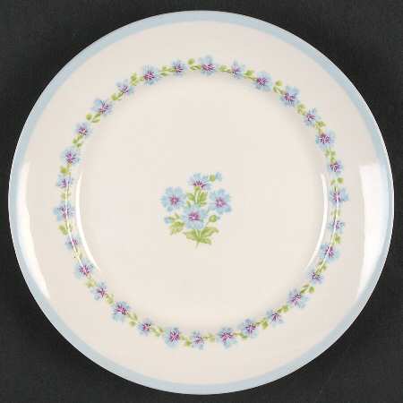 Bonnie Blue Bread & Butter Plate