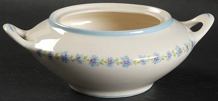 Bonnie Blue Sugar Bowl No Lid
