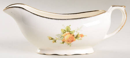 Yellow T Rose Gravy Boat