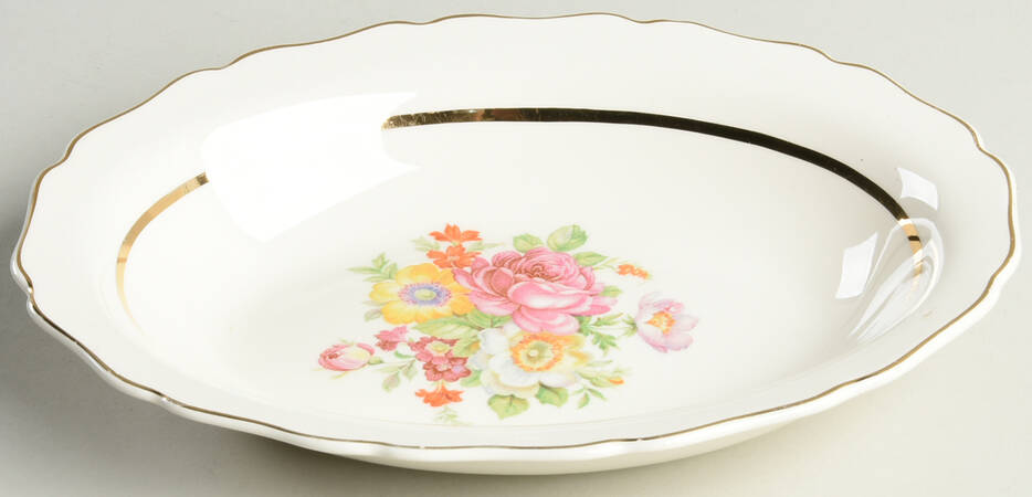 CAN18 9" Oval Vegetable Bowl