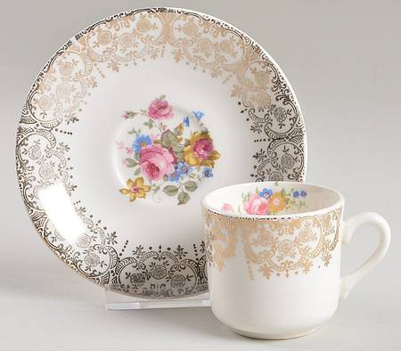 CAN25 Flat Demitasse Cup & Saucer Set