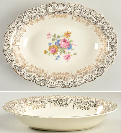 CAN25 9" Oval Vegetable Bowl