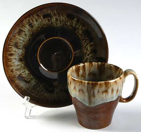 CAN38 Flat Cup & Saucer Set by Canonsburg