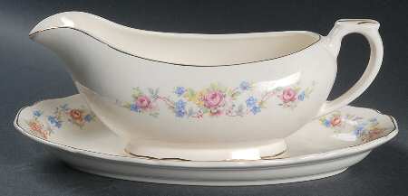 CAN54 Gravy Boat & Underplate/Relish