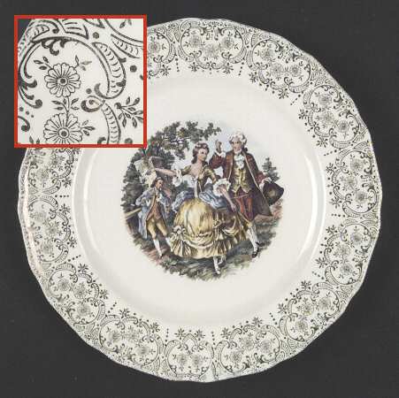 Empress Chantilly Dinner Plate