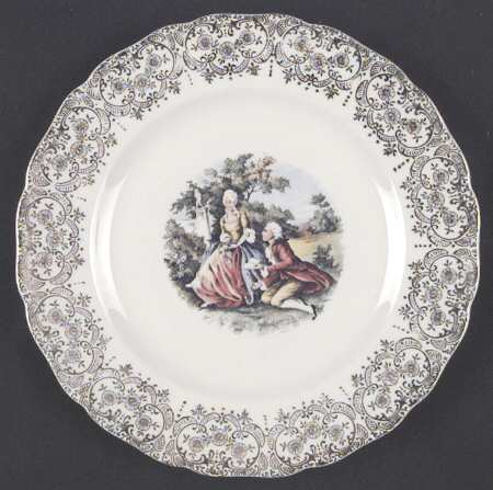 Empress Chantilly Salad Plate