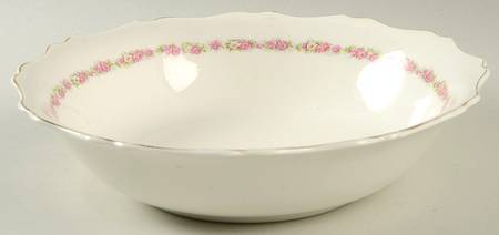 First Love (Solid Gold Trim) 8" Round Vegetable Bowl