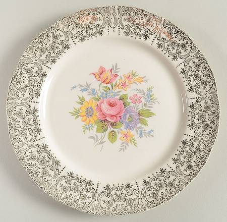 Golden Fragrance Salad Plate