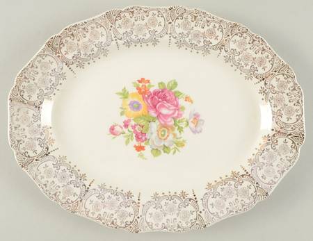 Golden Fragrance 11" Oval Serving Platter