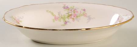 Heather 9" Oval Vegetable Bowl
