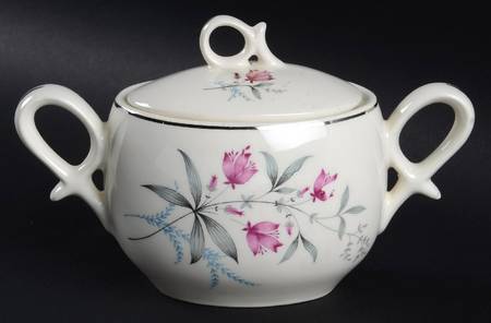 Larkspur Sugar Bowl & Lid