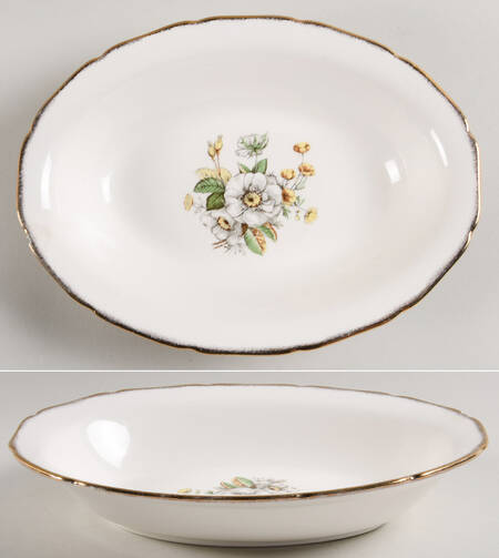 Linda 9" Oval Vegetable Bowl