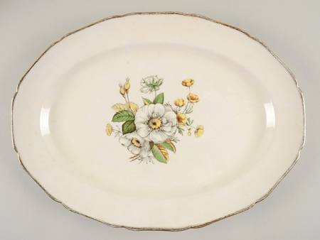 Linda 15" Oval Serving Platter