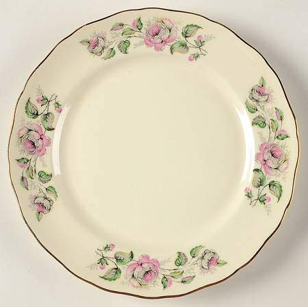Queen's Rose Dessert/Pie Plate