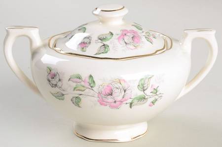 Queen's Rose Sugar Bowl & Lid