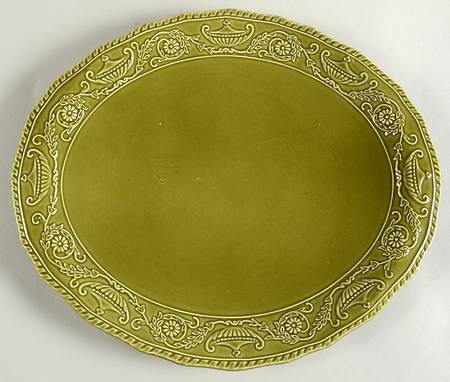Regency Green 13" Oval Serving Platter