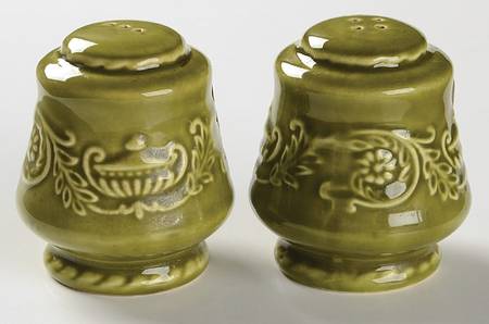 Regency Green Salt & Pepper Set