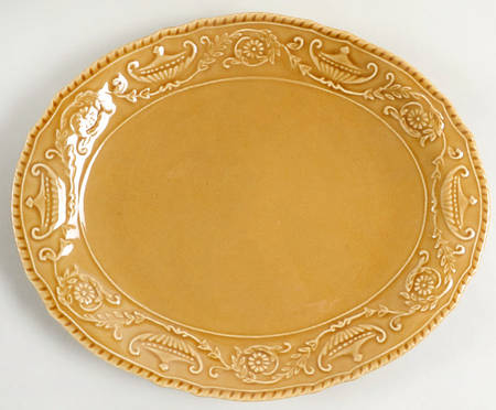 Regency Yellow Gold 11" Oval Serving Platter