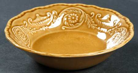 Regency Yellow Gold Fruit/Dessert (Sauce) Bowl