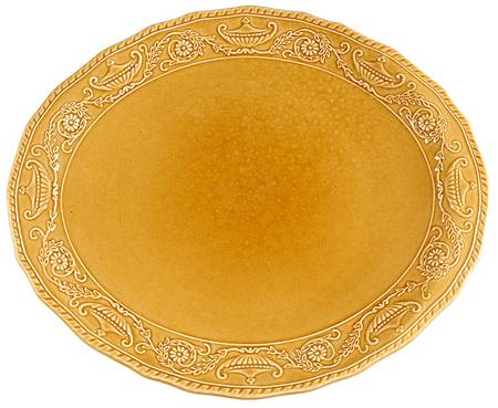 Regency Yellow Gold 13" Oval Serving Platter