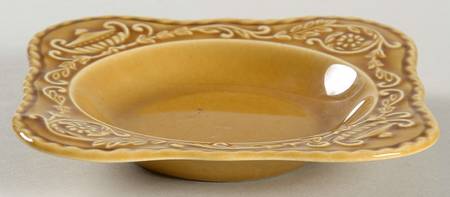 Regency Yellow Gold 4" Square Ashtray