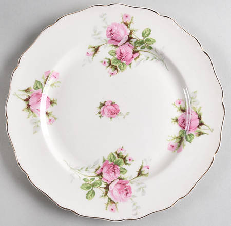 Rose Bouquet Salad Plate