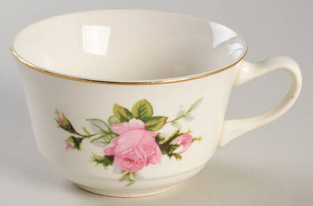 Rose Bouquet Flat Cup