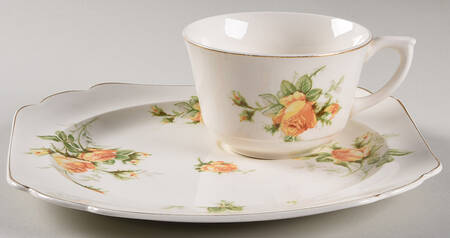 Sun Valley Snack Plate & Cup Set
