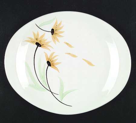Wind Blown 14" Oval Serving Platter