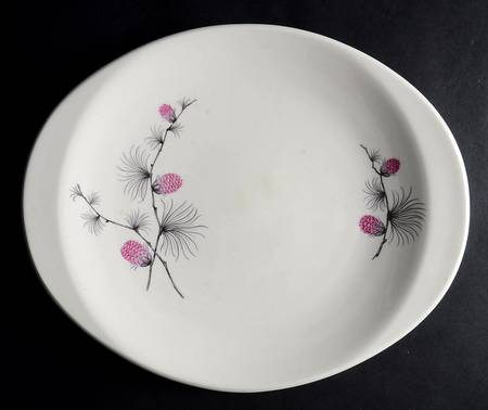 Wild Clover (Coupe, No Trim) 11" Oval Serving Platter