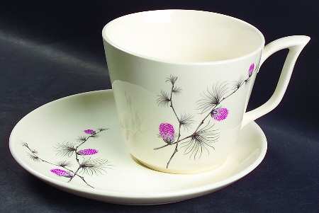 Wild Clover (Coupe, No Trim) Soup Cup & Saucer Set