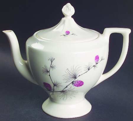 Wild Clover (Coupe, No Trim) Teapot & Lid