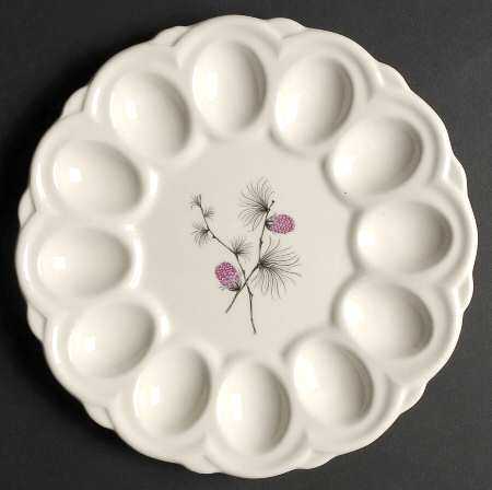 Wild Clover (Coupe, No Trim) Deviled Egg Plate