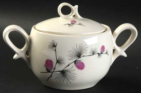 Wild Clover (Coupe, No Trim) Sugar Bowl & Lid