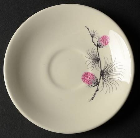 Wild Clover (Coupe, No Trim) Saucer for Demitasse Cup