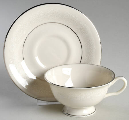 Garland Rose Footed Cup & Saucer Set