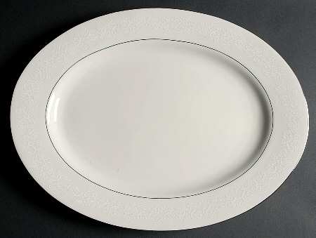 Garland Rose 15" Oval Serving Platter